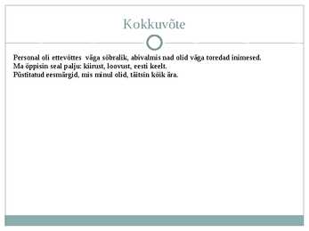 OÜ Linerel #14