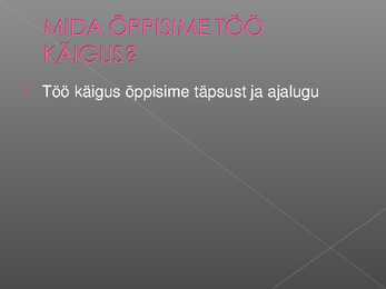 KESKAJA KIRJANDUS #11
