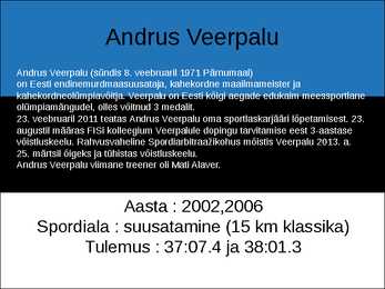 EESTI OLÜMPIAVÕITJAD #19