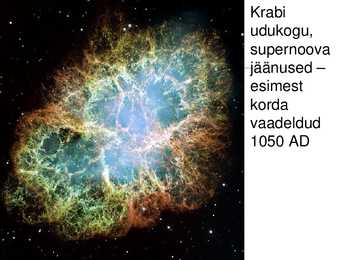 Tähtede tekkimine ja evolutsioon #13