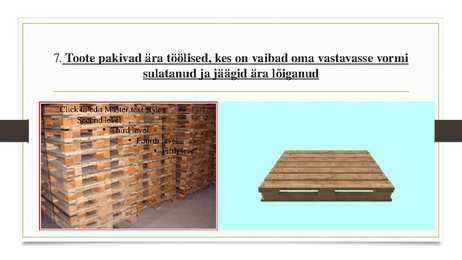 Logistiline ahel #8