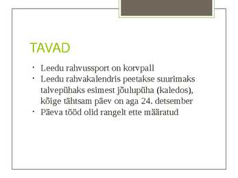 LEEDU KULTUUR #5