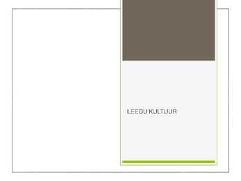 LEEDU KULTUUR