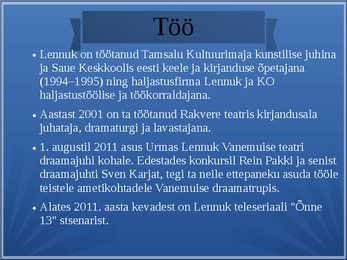 Urmas Lennuk #4