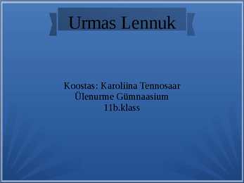 Urmas Lennuk