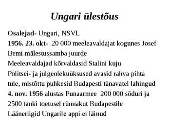 Ungari 1956 #2