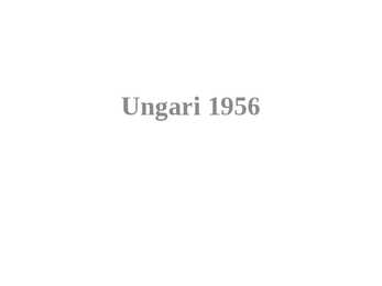 Ungari 1956