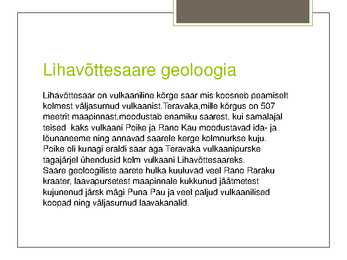 Lihavõttesaar #3