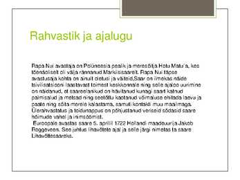 Lihavõttesaar #9