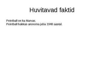 Värvikuulimäng #5
