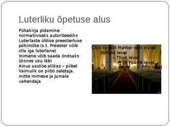 Luteri usk #4