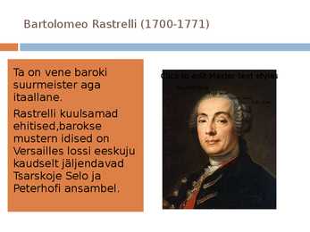 Barokkstiilis arhitektuur Eestis ja Venemaal #9