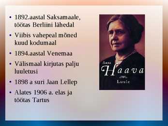 Anna Haava #4