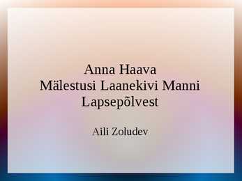 Anna Haava