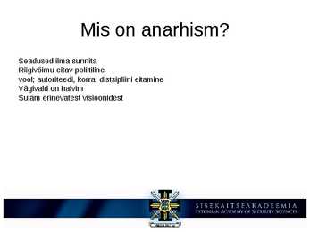 Anarhism #2