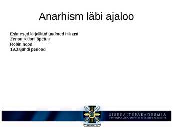 Anarhism #3