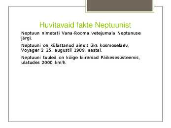 Hiidplaneedid-Powerpoint esitlus #14