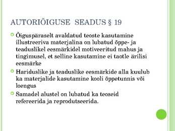 Multimeedia kasutamine õppetöös #16
