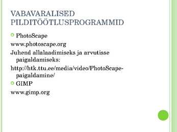 Multimeedia kasutamine õppetöös #18