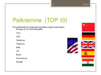 Tuulegeneraatorid #11