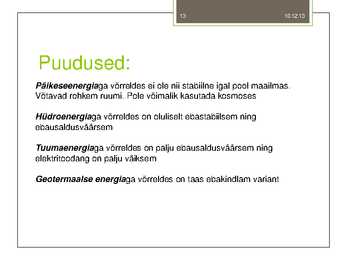 Tuulegeneraatorid #13