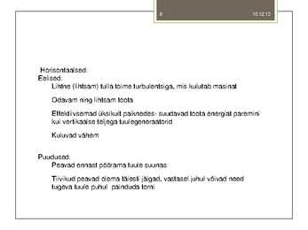 Tuulegeneraatorid #8