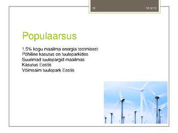 Tuulegeneraatorid #10