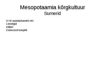 Vana-Mesopotaamia kunst #5