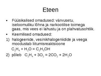 Orgaaniline keemia - Orgaaniline keemia #15
