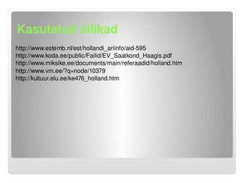 Hollandi majandus #21