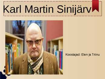 Karl Martin Sinijärv