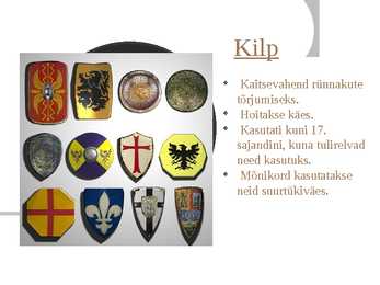 Keskaja relvad #16