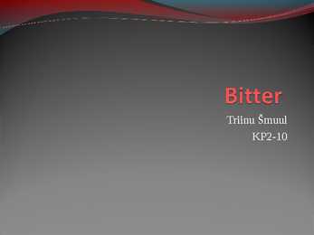 Bitter