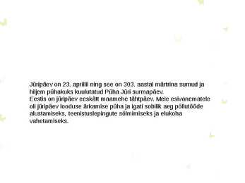 Jüripäev #2