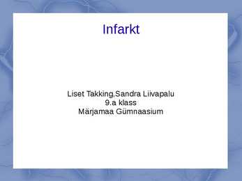 Infarkt
