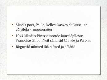 PABLO PICASSO #4