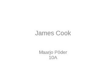 James Cook