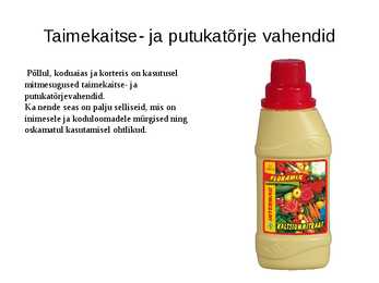 Tarbekeemia kasutus igapäevaelus #8