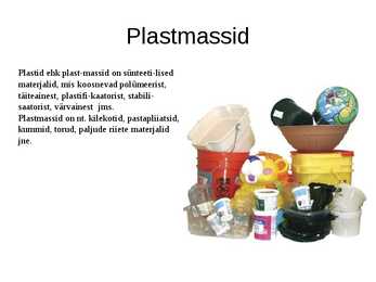 Tarbekeemia kasutus igapäevaelus #9