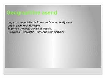 Ungari majandus #2