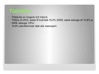 Ungari majandus #8