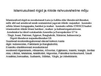 Islami kultuur #3