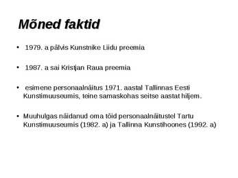 OLAV MARAN #18