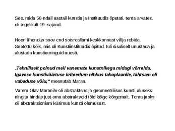 OLAV MARAN #5