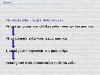 Bioloogia - esitlus - viirused #16