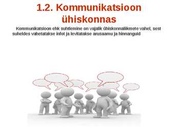 ÜHISKONNAÕPETUS #15