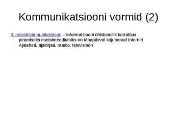 ÜHISKONNAÕPETUS #17