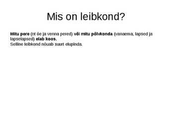 ÜHISKONNAÕPETUS #32