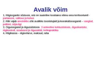 ÜHISKONNAÕPETUS #56