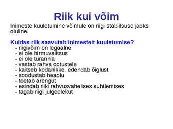 ÜHISKONNAÕPETUS #58